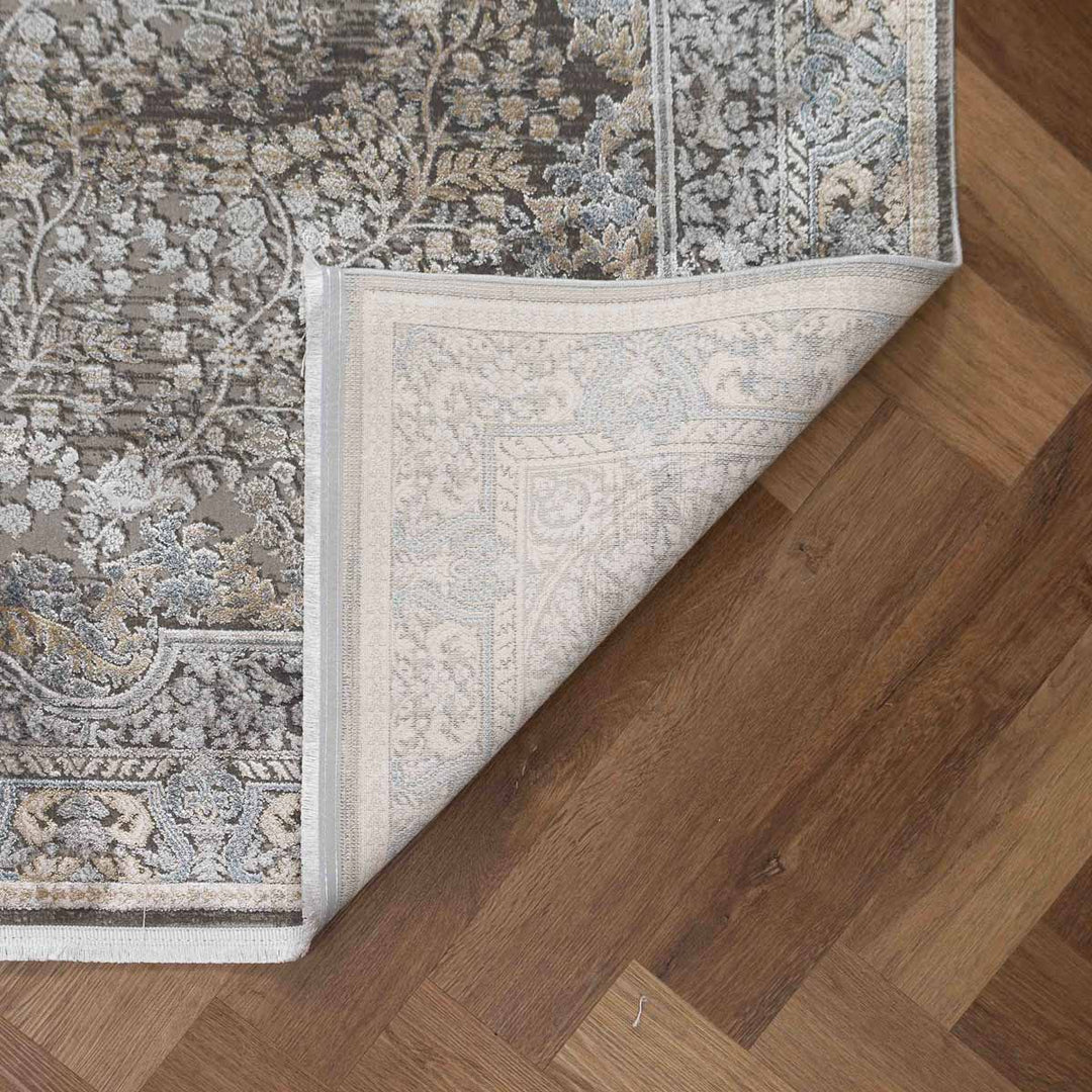 שטיח אדינה 01 אפור/כחול | Edina