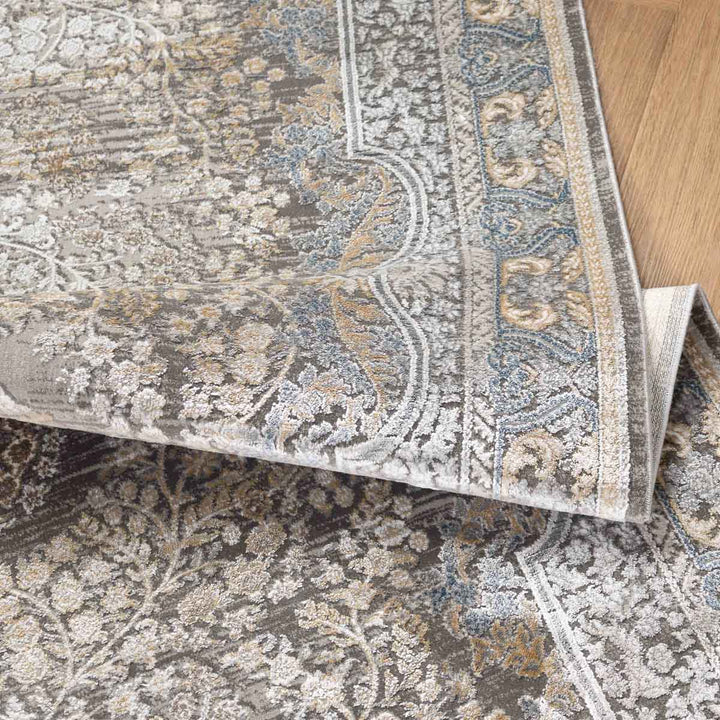 שטיח אדינה 01 אפור/כחול | Edina