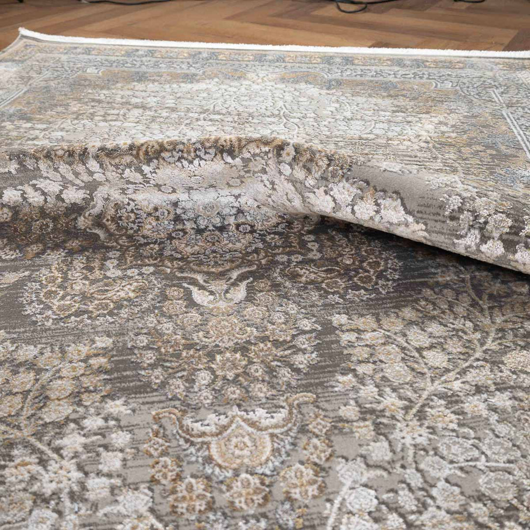 שטיח אדינה 01 אפור/כחול | Edina