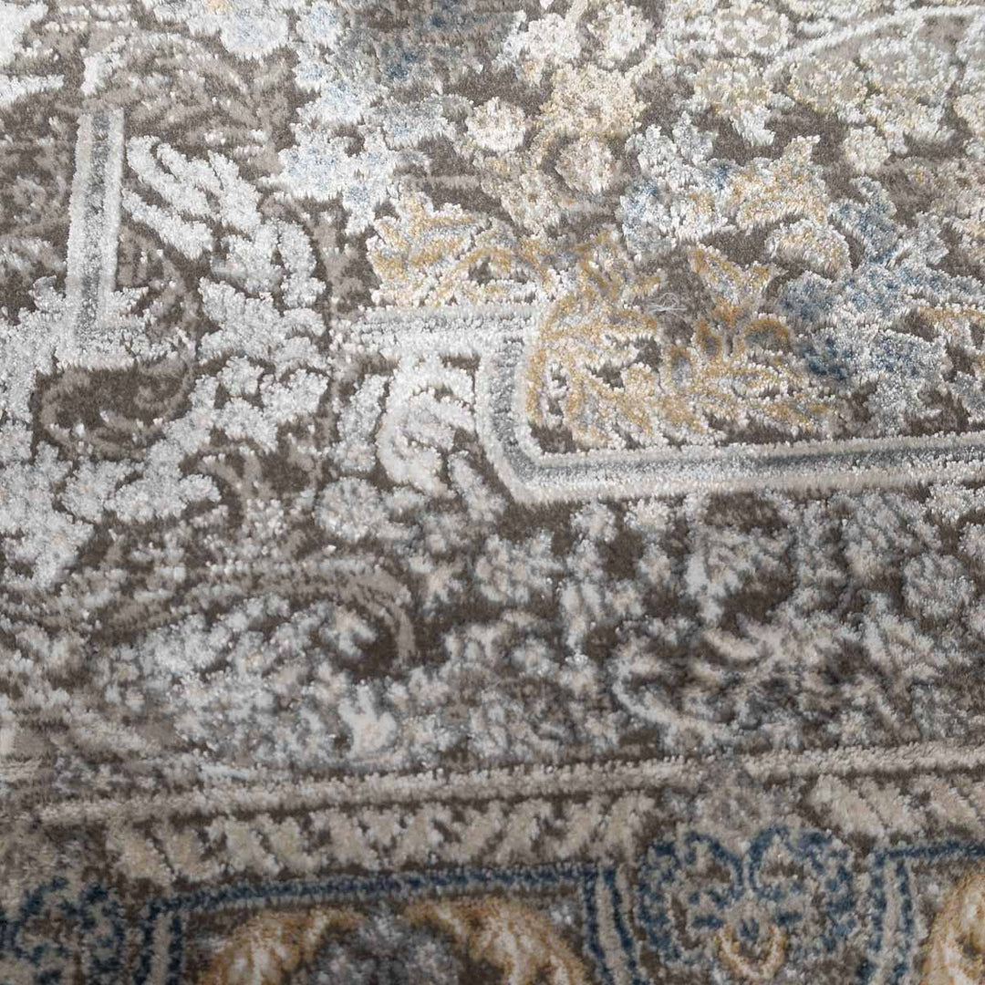 שטיח אדינה 01 אפור/כחול | Edina