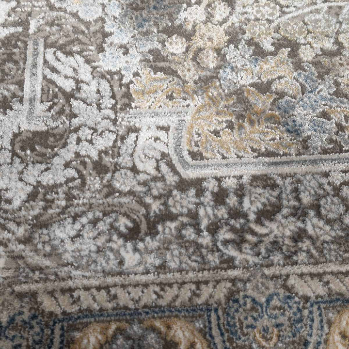 שטיח אדינה 01 אפור/כחול | Edina