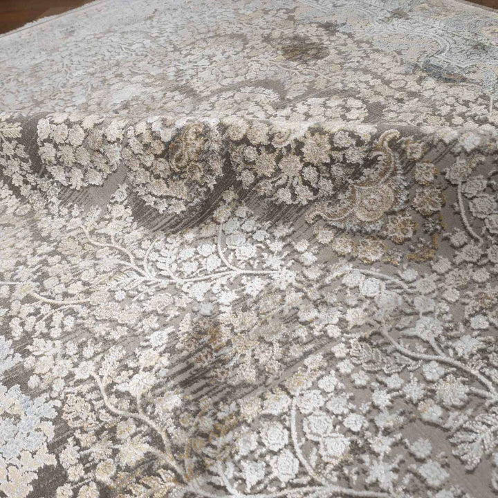 שטיח אדינה 01 אפור/כחול | Edina