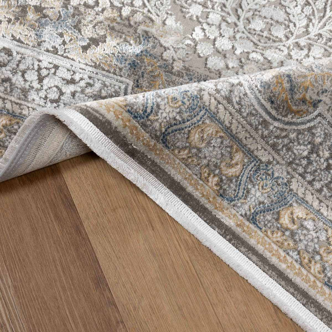 שטיח אדינה 01 אפור/כחול | Edina