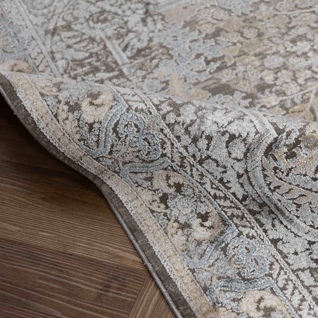 שטיח אדינה 01 אפור/כחול | Edina