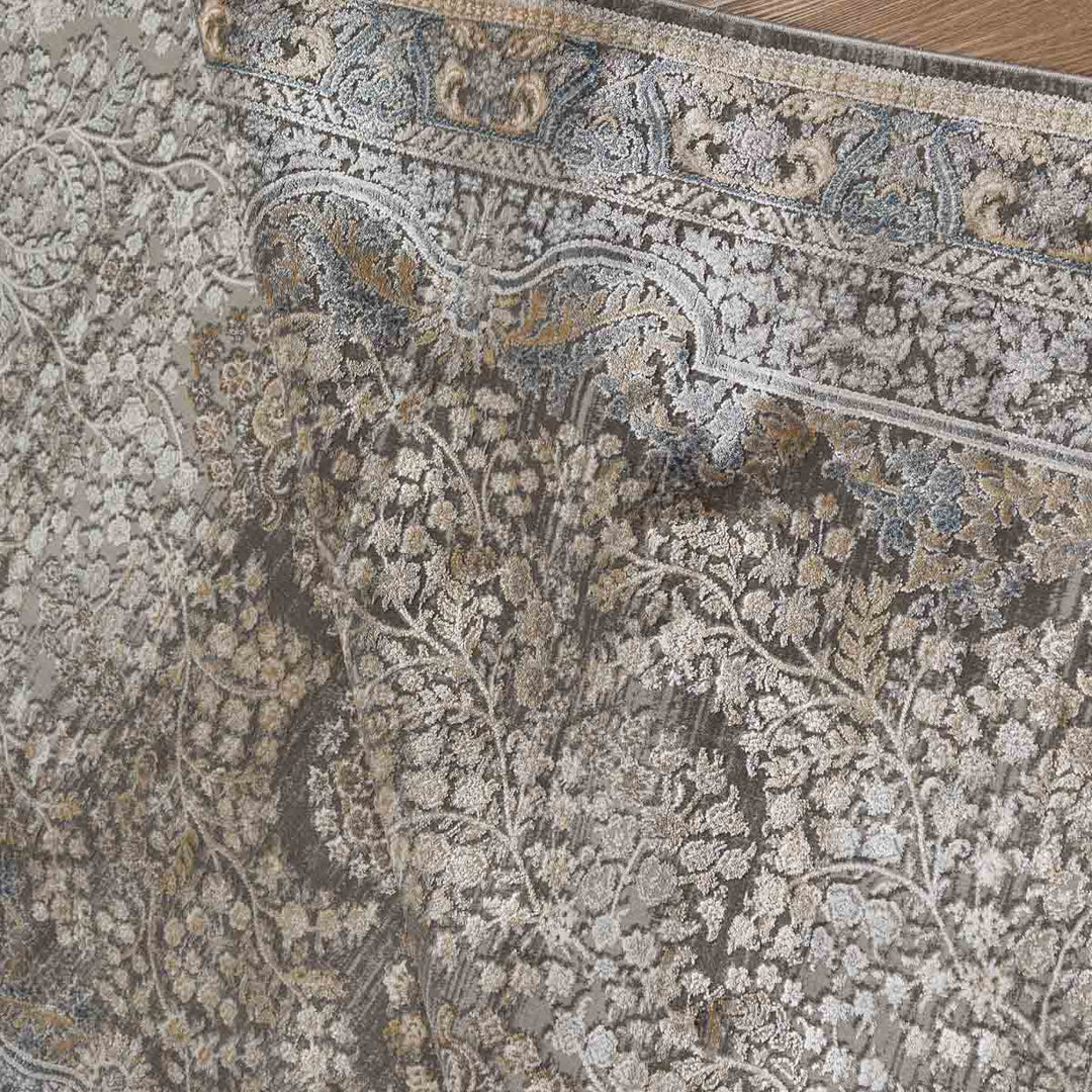 שטיח אדינה 01 אפור/כחול | Edina