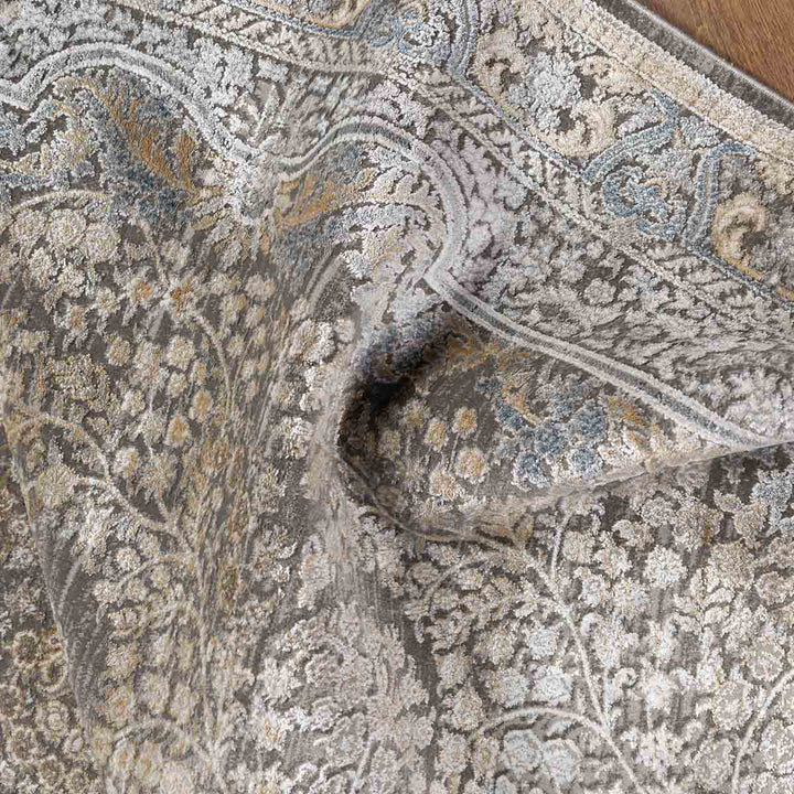 שטיח אדינה 01 אפור/כחול | Edina