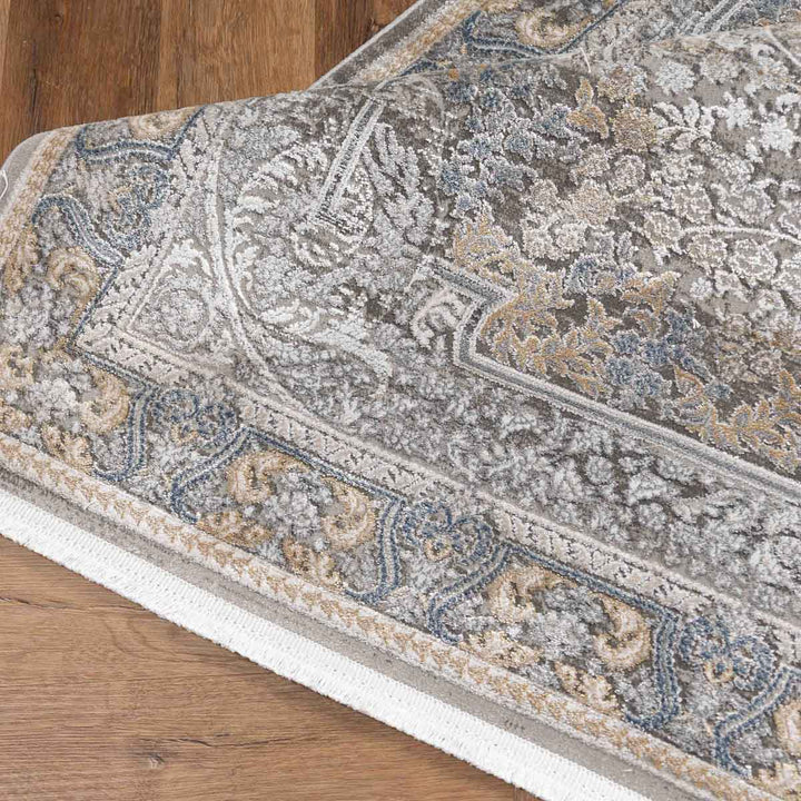 שטיח אדינה 01 אפור/כחול | Edina