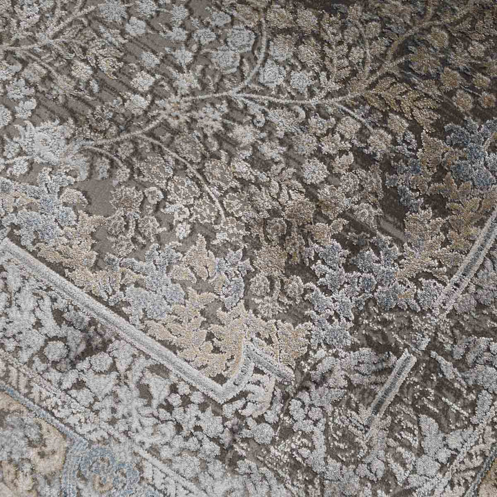 שטיח אדינה 01 אפור/כחול | Edina