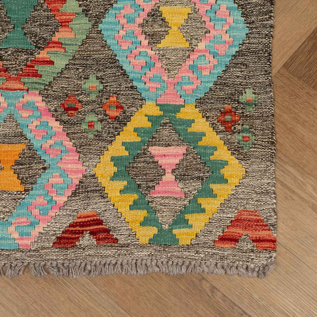 שטיח קילים אפגני 00 צבעוני 302*90