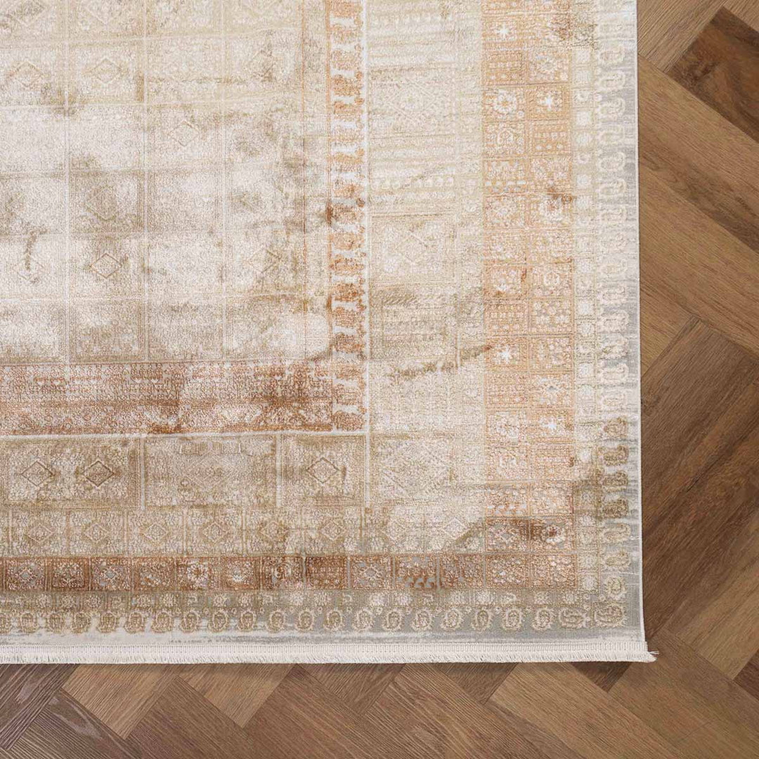 שטיח אדינה 02 בז'/כתום | Edina