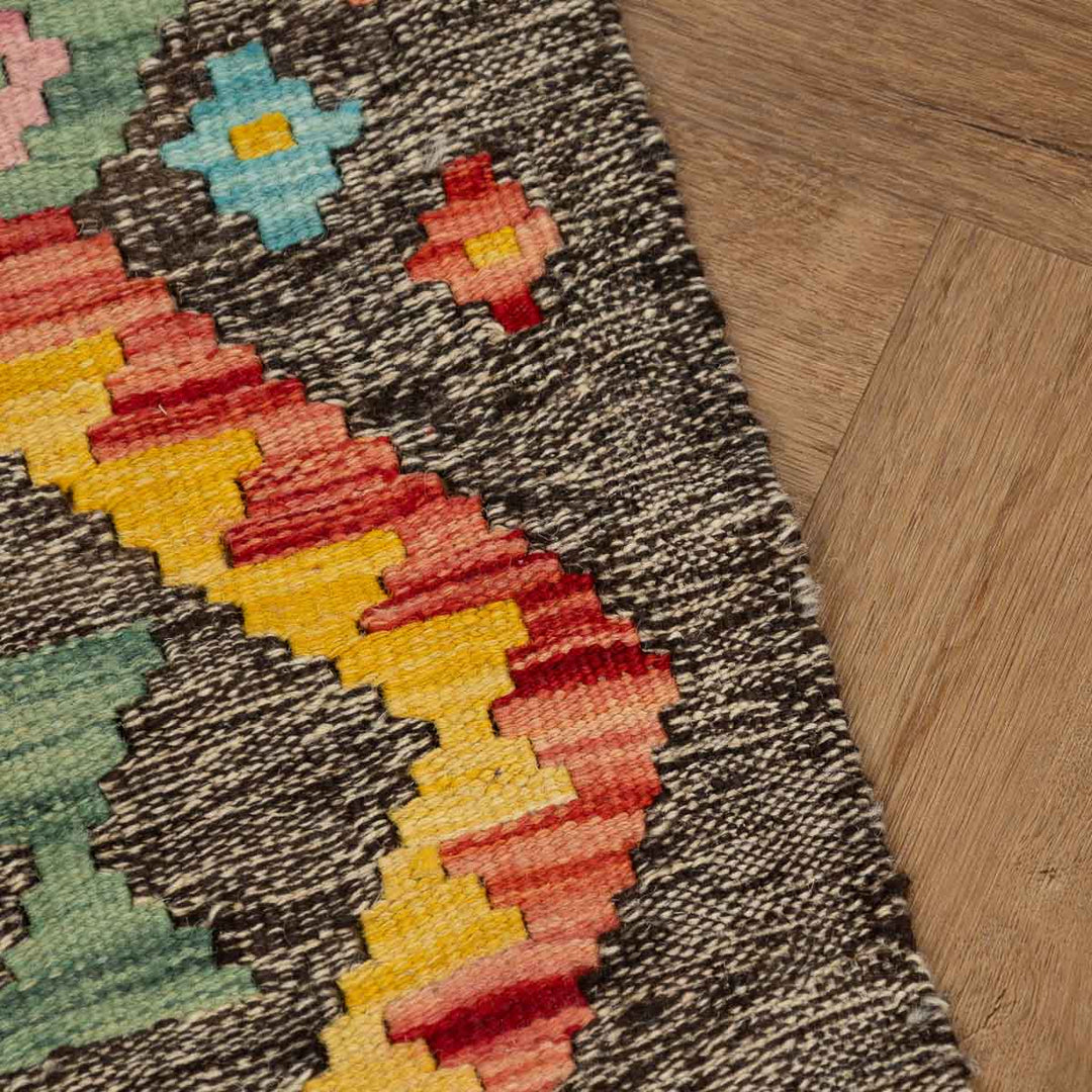 שטיח קילים אפגני 00 צבעוני 302*90