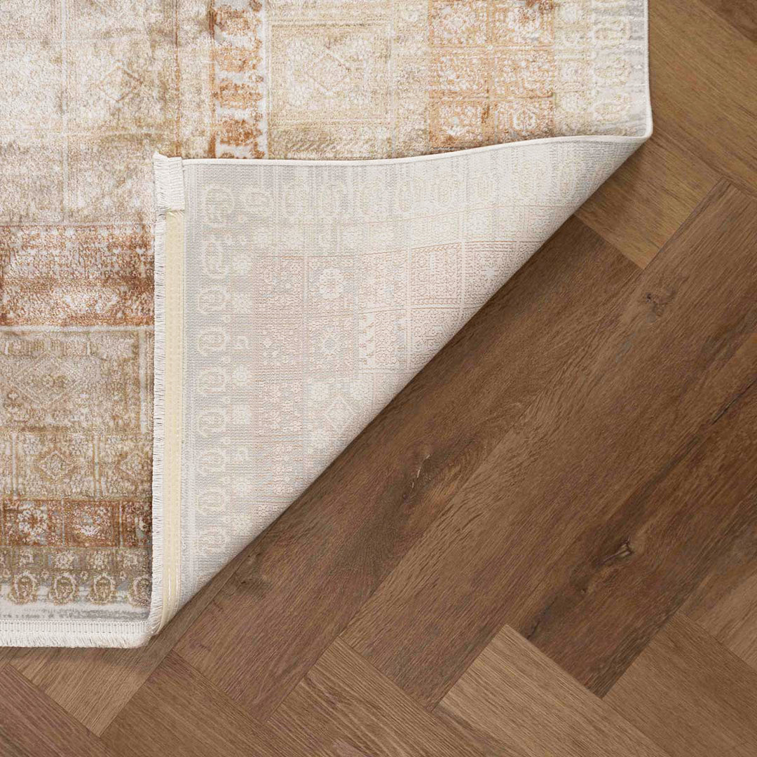 שטיח אדינה 02 בז'/כתום | Edina