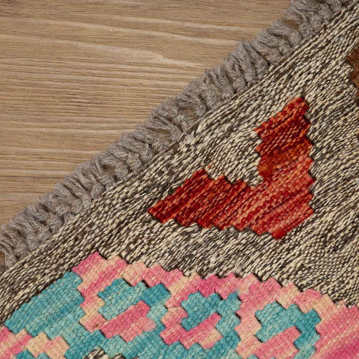 שטיח קילים אפגני 00 צבעוני 302*90