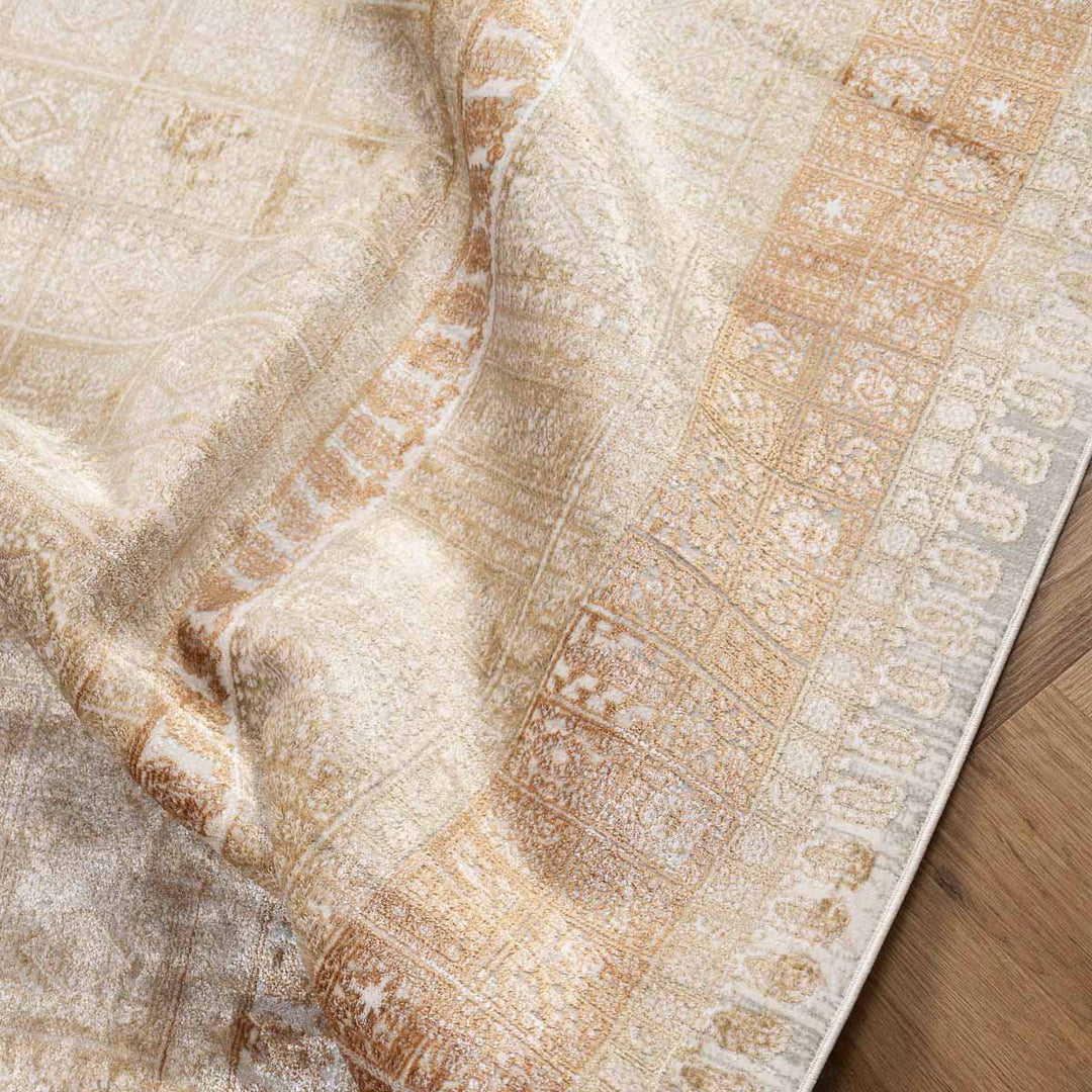 שטיח אדינה 02 בז'/כתום | Edina