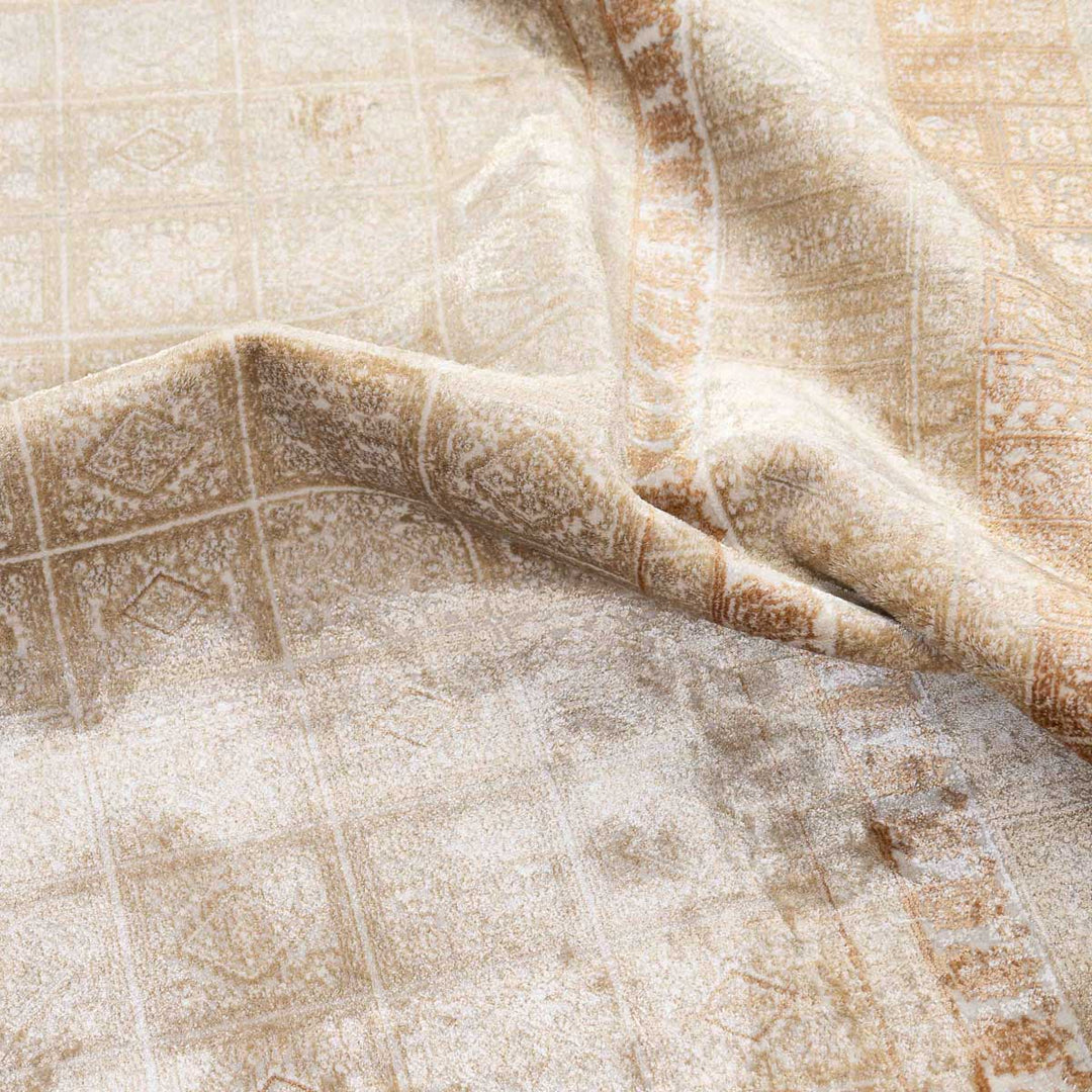 שטיח אדינה 02 בז'/כתום | Edina