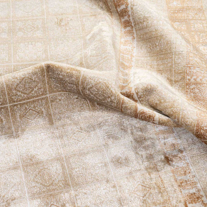 שטיח אדינה 02 בז'/כתום | Edina