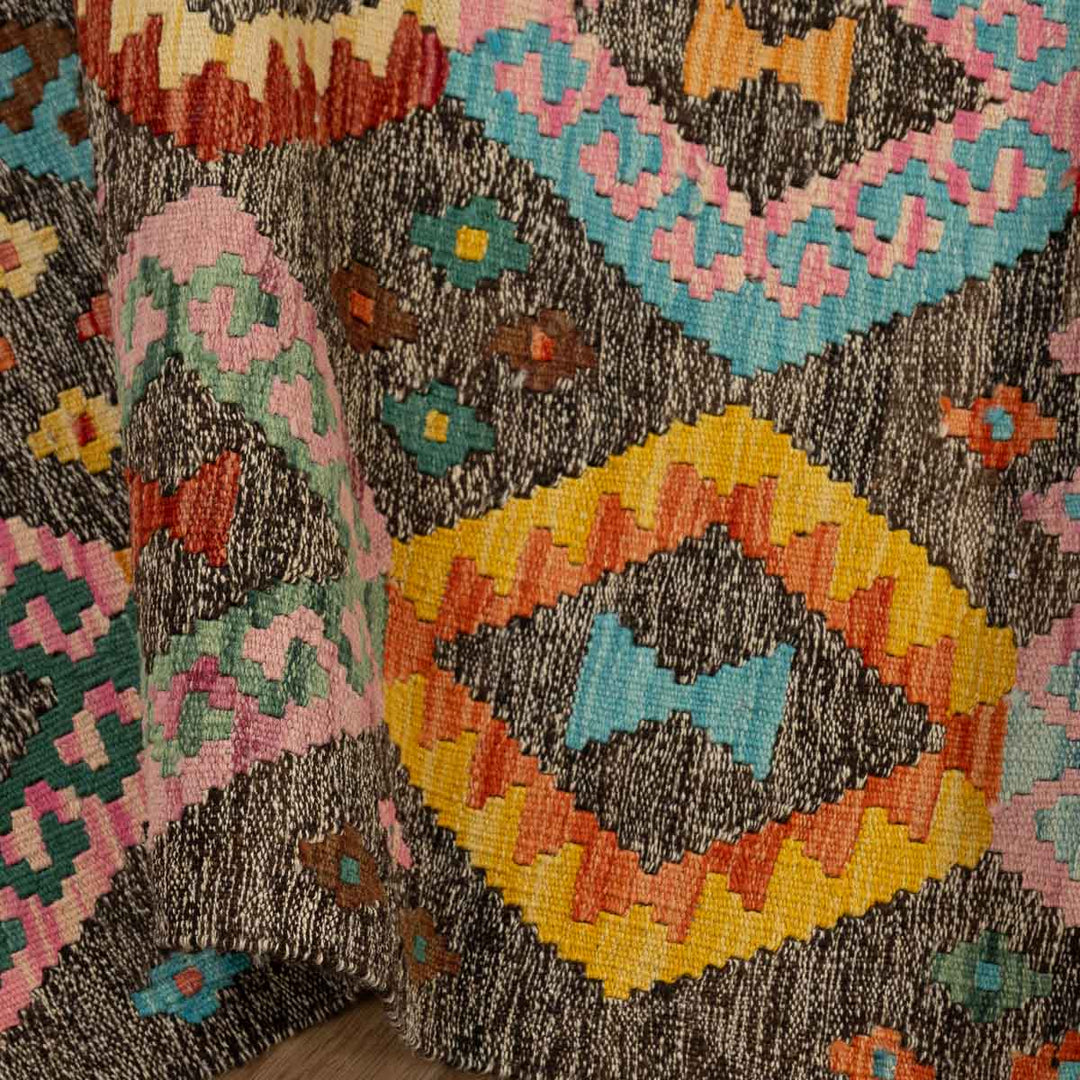 שטיח קילים אפגני 00 צבעוני 302*90