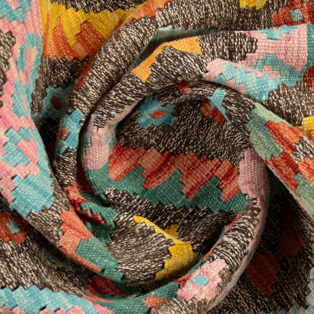 שטיח קילים אפגני 00 צבעוני 302*90