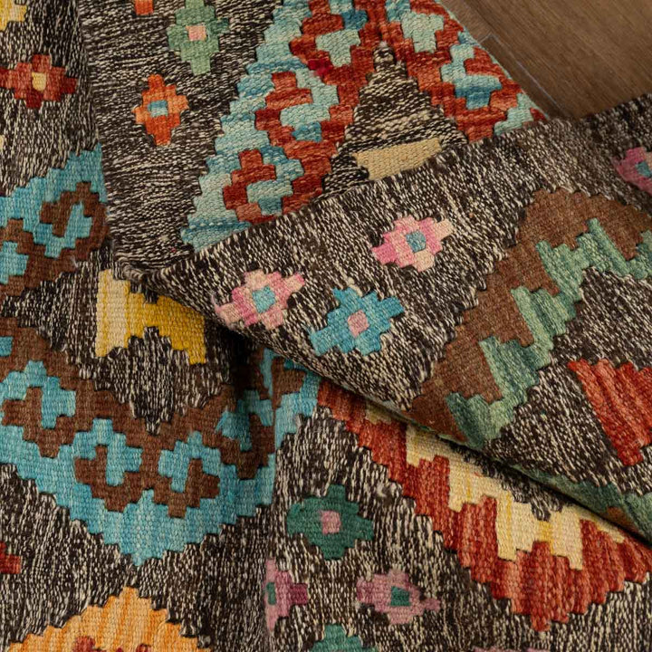 שטיח קילים אפגני 00 צבעוני 302*90