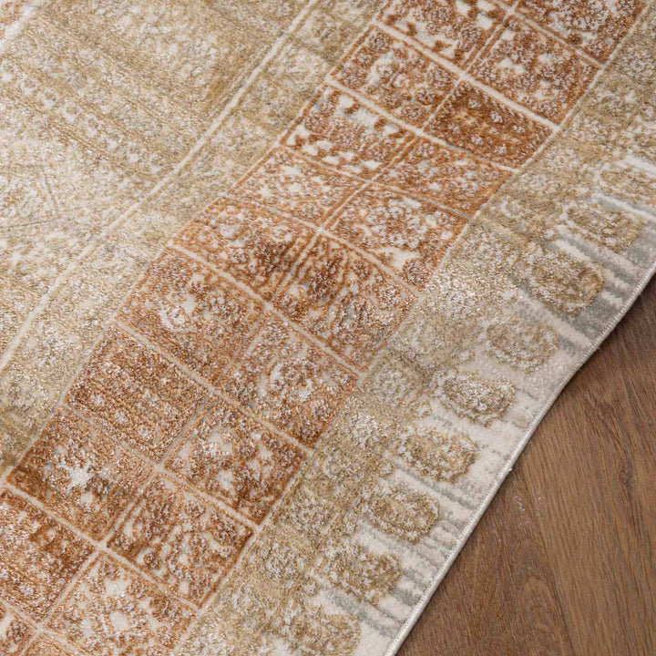 שטיח אדינה 02 בז'/כתום | Edina