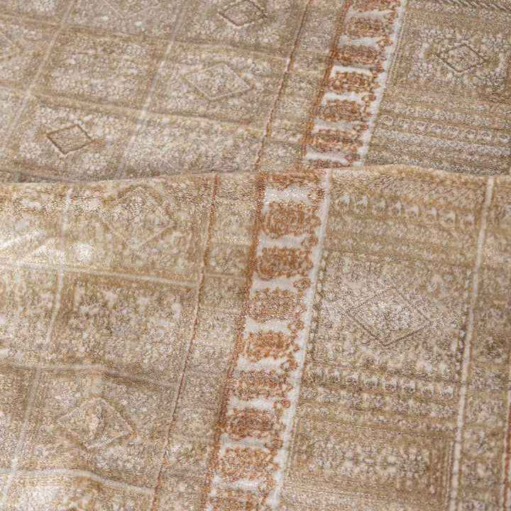 שטיח אדינה 02 בז'/כתום | Edina