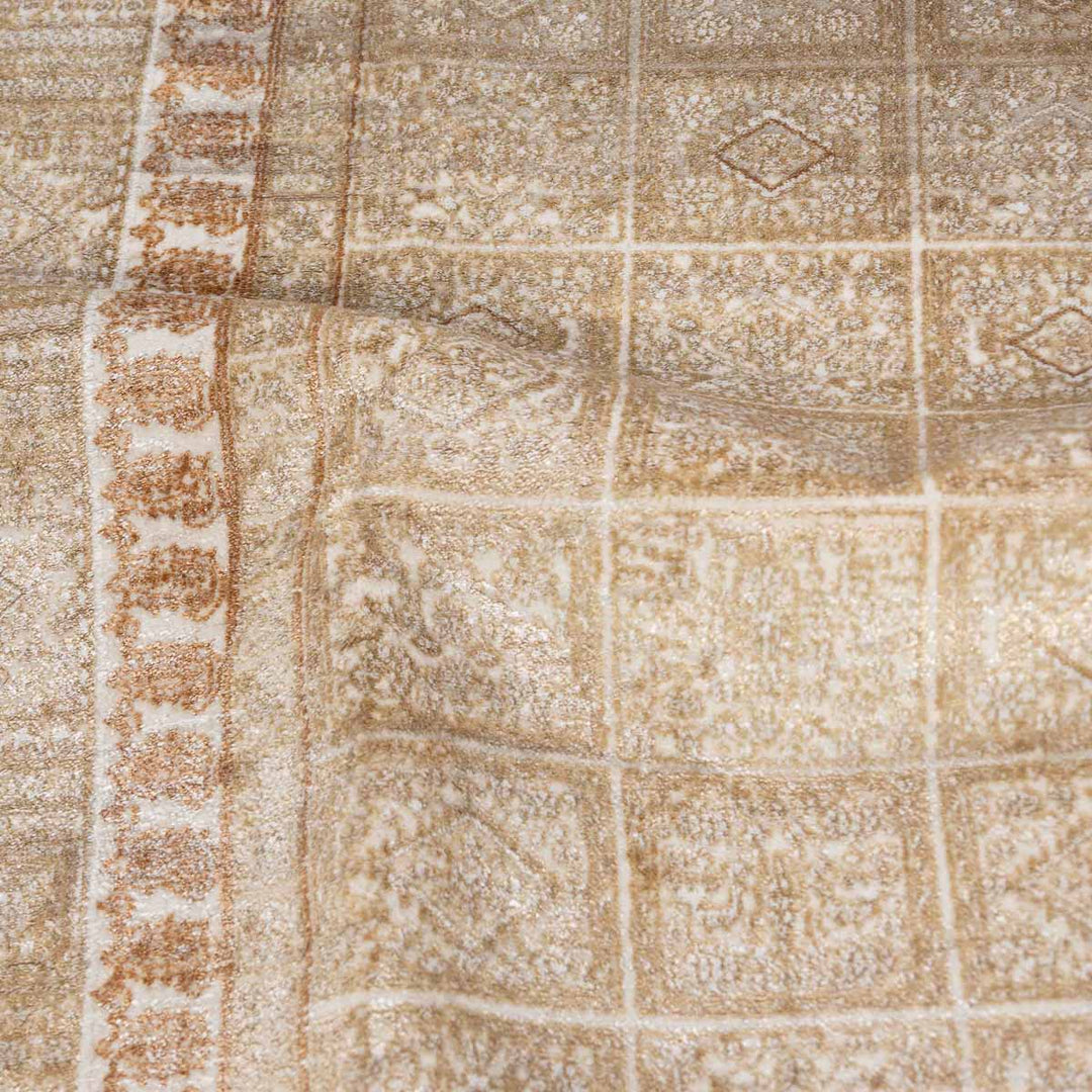 שטיח אדינה 02 בז'/כתום | Edina