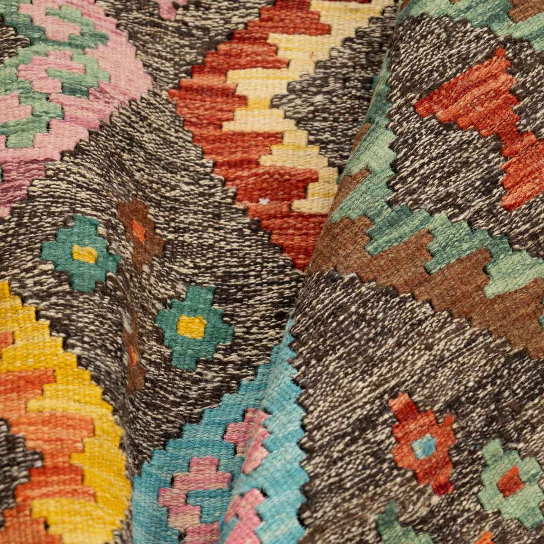 שטיח קילים אפגני 00 צבעוני 302*90