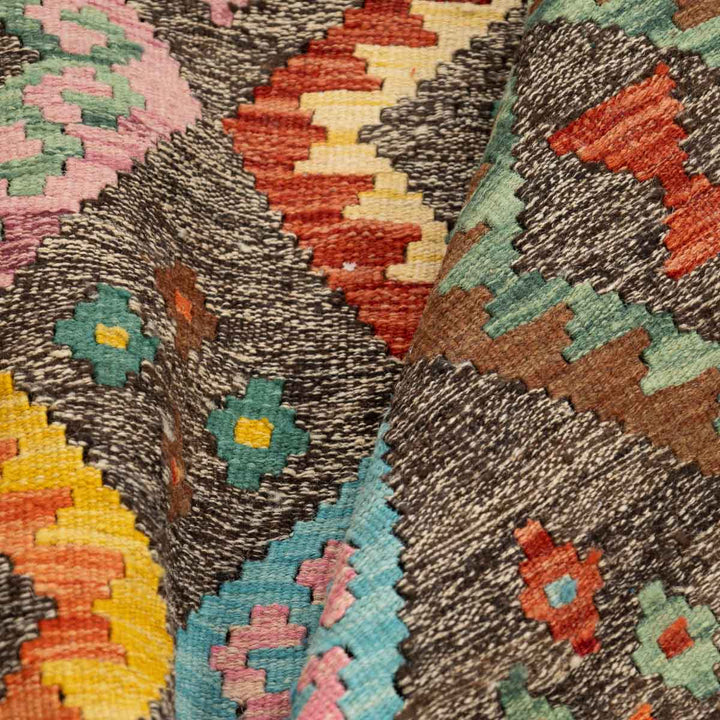 שטיח קילים אפגני 00 צבעוני 302*90