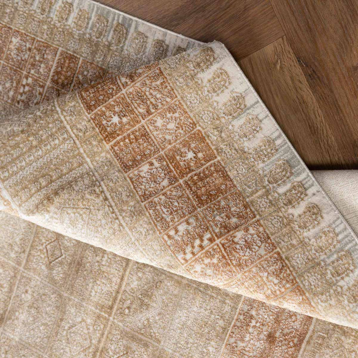 שטיח אדינה 02 בז'/כתום | Edina