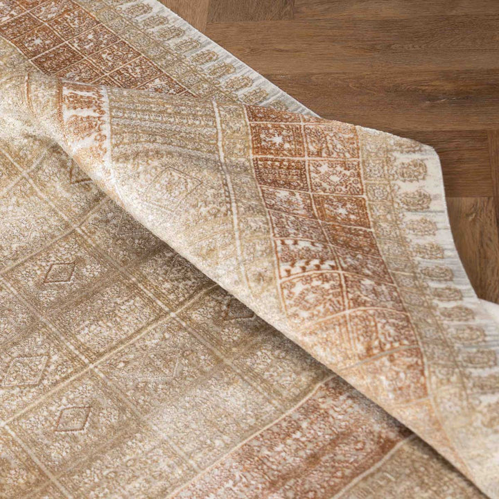 שטיח אדינה 02 בז'/כתום | Edina