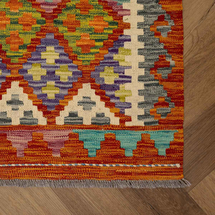 שטיח קילים אפגני 00 צבעוני 294*81