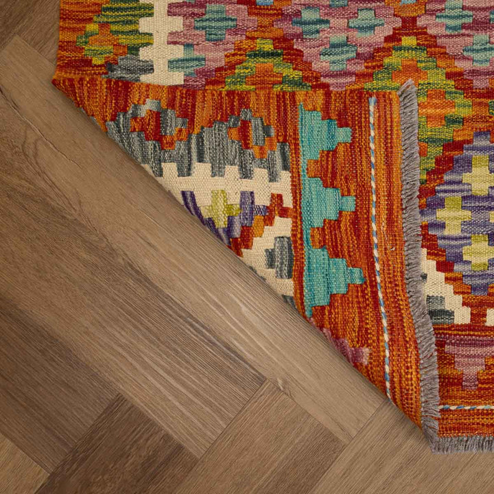 שטיח קילים אפגני 00 צבעוני 294*81