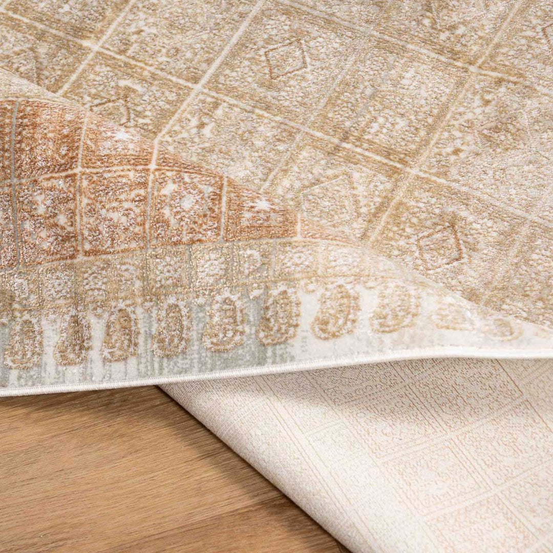 שטיח אדינה 02 בז'/כתום | Edina