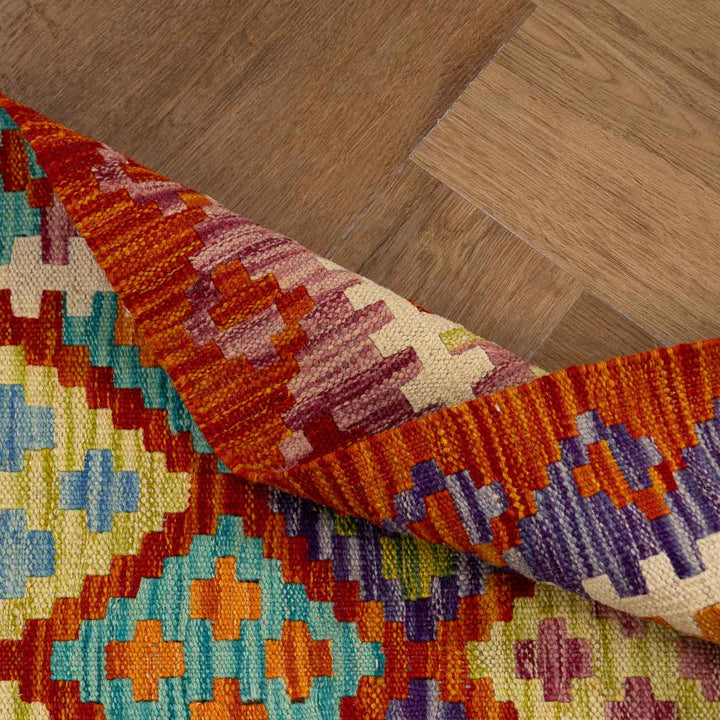 שטיח קילים אפגני 00 צבעוני 294*81