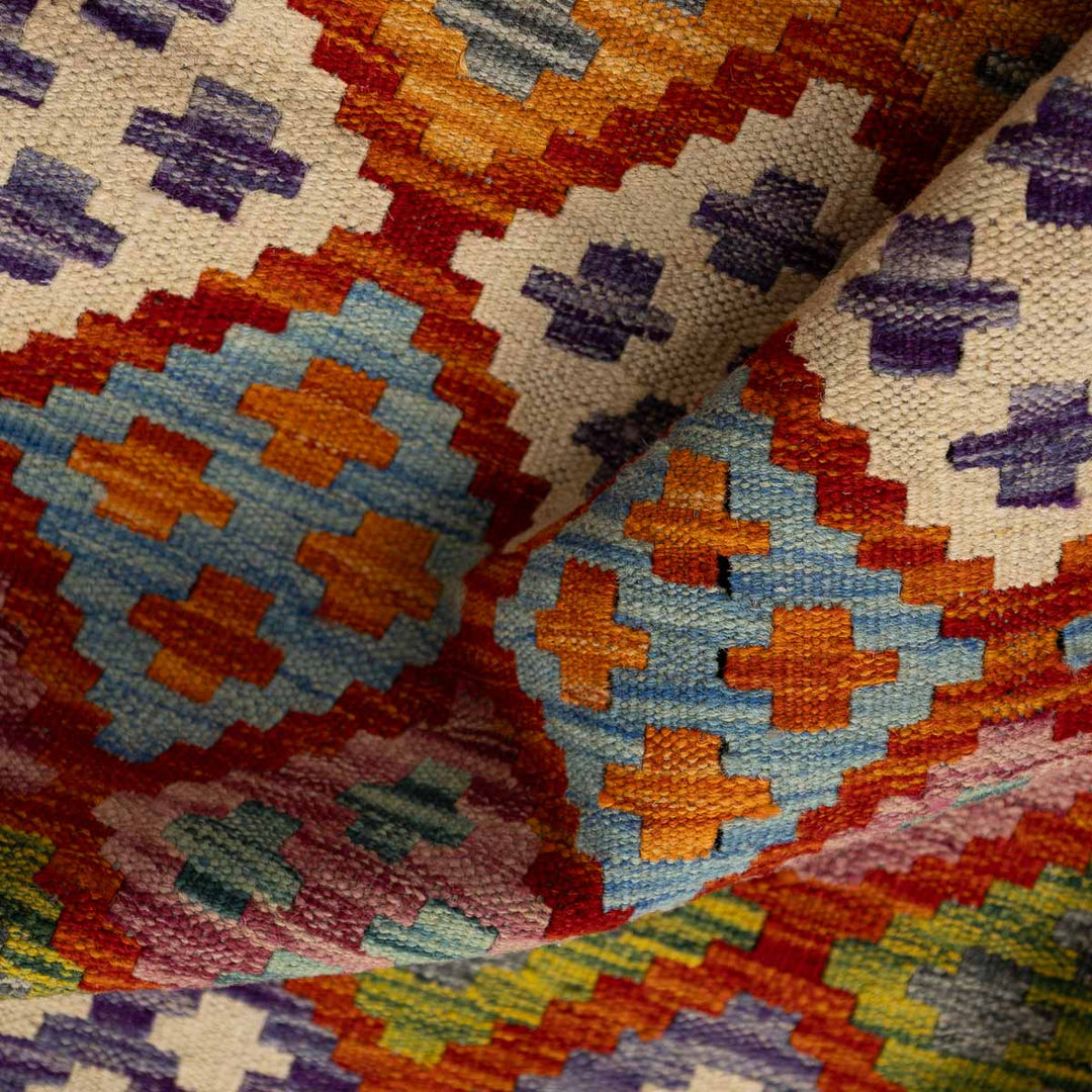 שטיח קילים אפגני 00 צבעוני 294*81