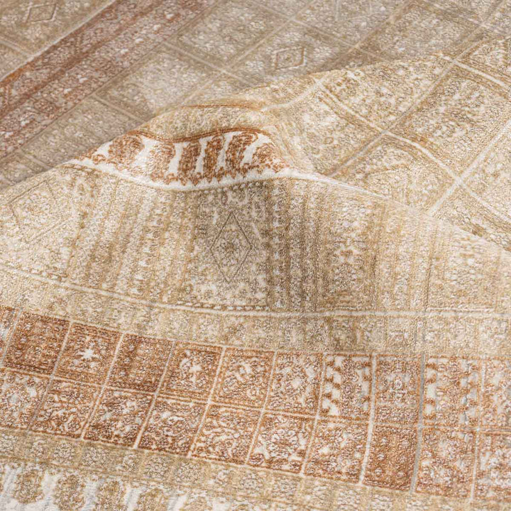 שטיח אדינה 02 בז'/כתום | Edina