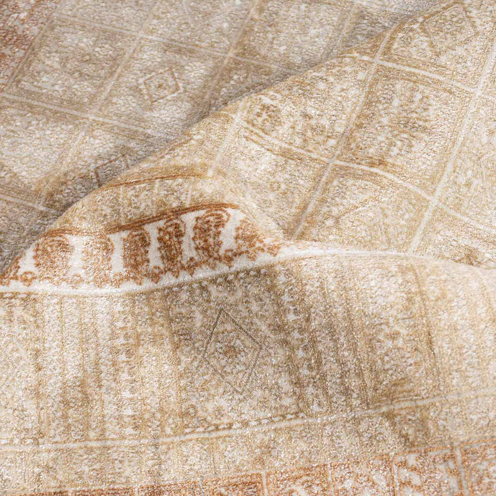 שטיח אדינה 02 בז'/כתום | Edina