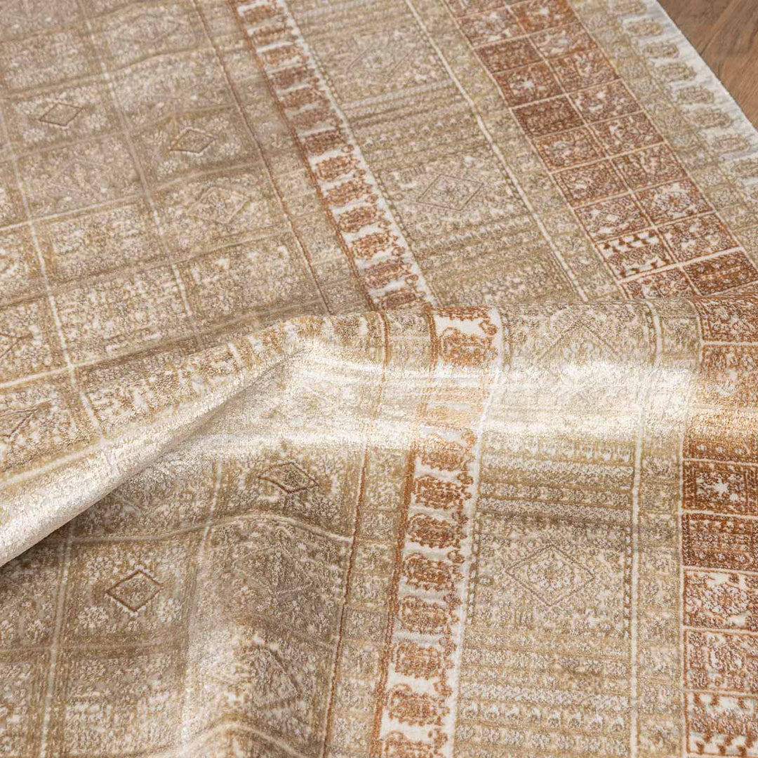 שטיח אדינה 02 בז'/כתום | Edina