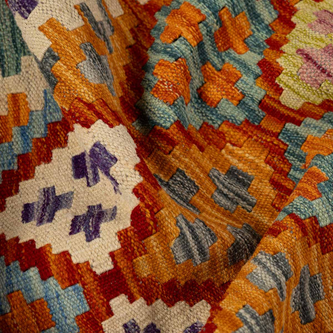 שטיח קילים אפגני 00 צבעוני 294*81