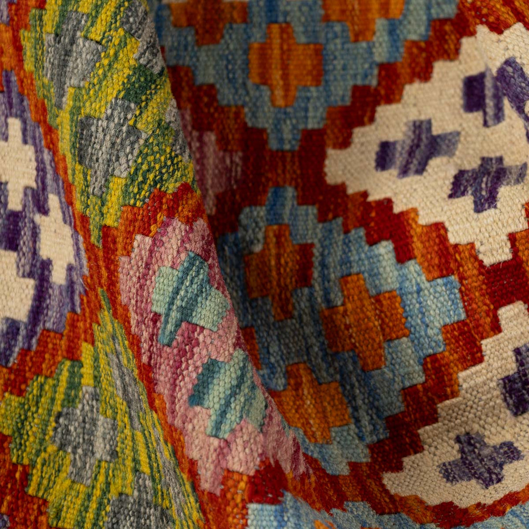 שטיח קילים אפגני 00 צבעוני 294*81