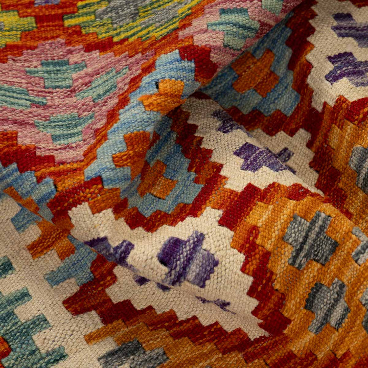 שטיח קילים אפגני 00 צבעוני 294*81