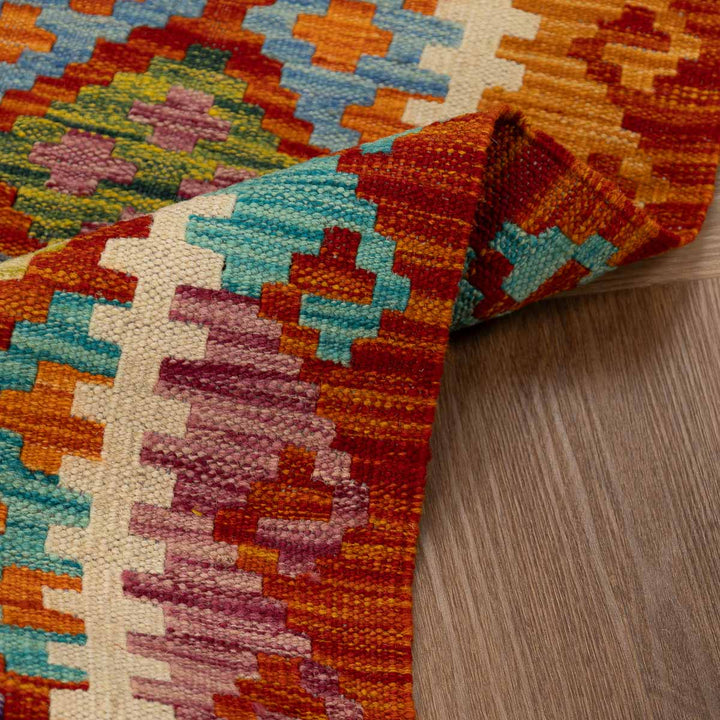 שטיח קילים אפגני 00 צבעוני 294*81