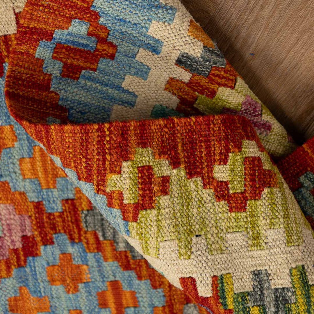 שטיח קילים אפגני 00 צבעוני 294*81