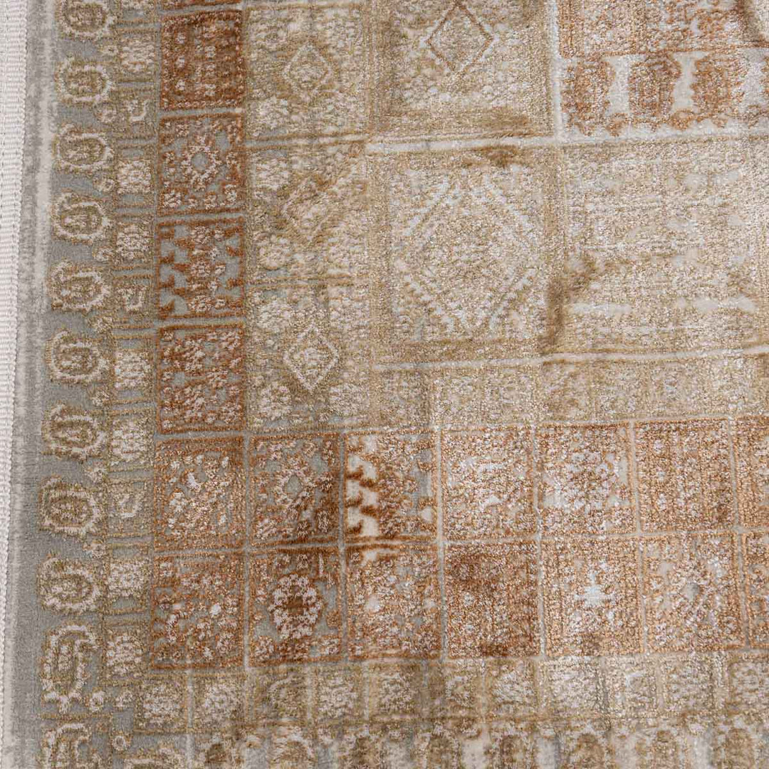 שטיח אדינה 02 בז'/כתום | Edina