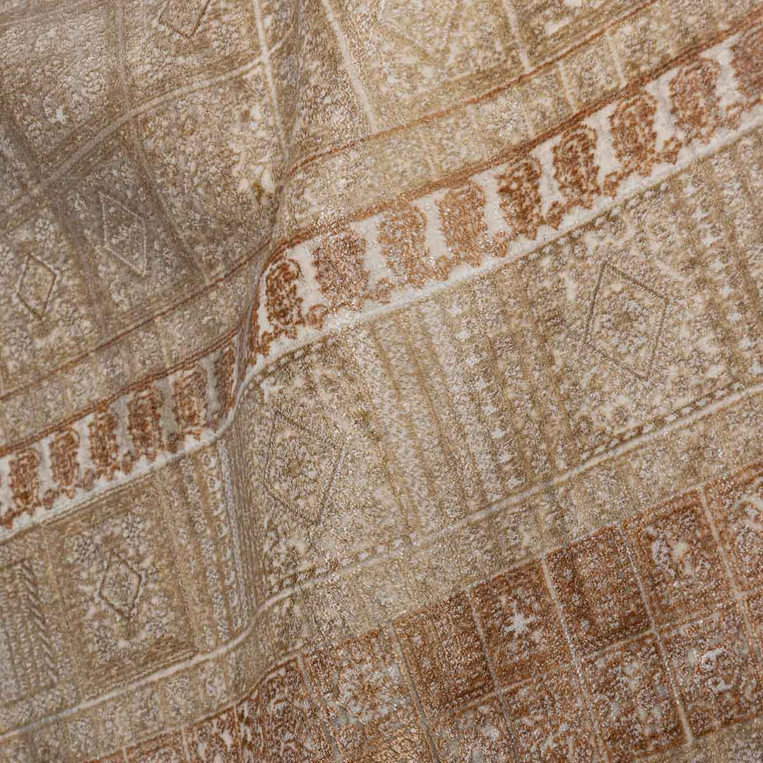 שטיח אדינה 02 בז'/כתום | Edina