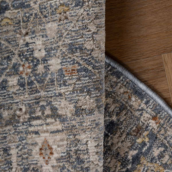 שטיח הריטאז' 17 כחול עגול | Heritage