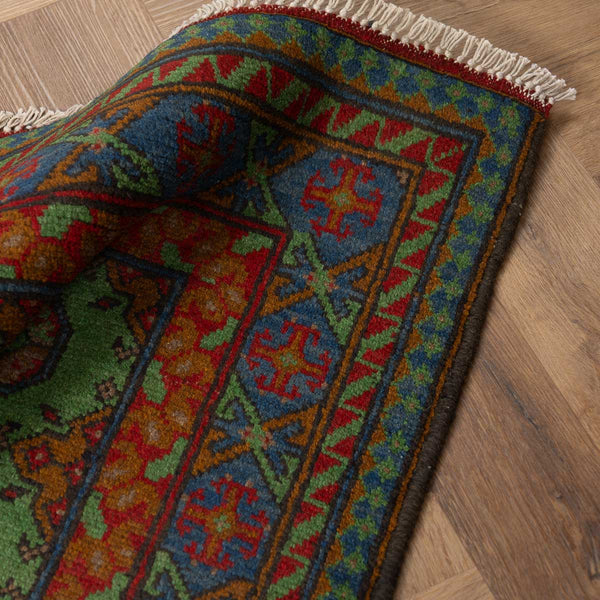 שטיח  אפגני בוכרה 00 ירוק 148*102  | Bokhara Rug