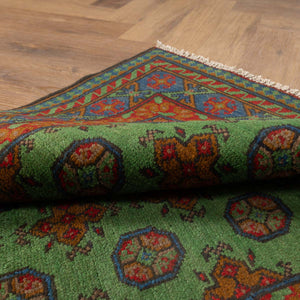 שטיח  אפגני בוכרה 00 ירוק 148*102  | Bokhara Rug
