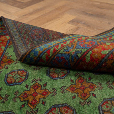 שטיח  אפגני בוכרה 00 ירוק 148*102  | Bokhara Rug