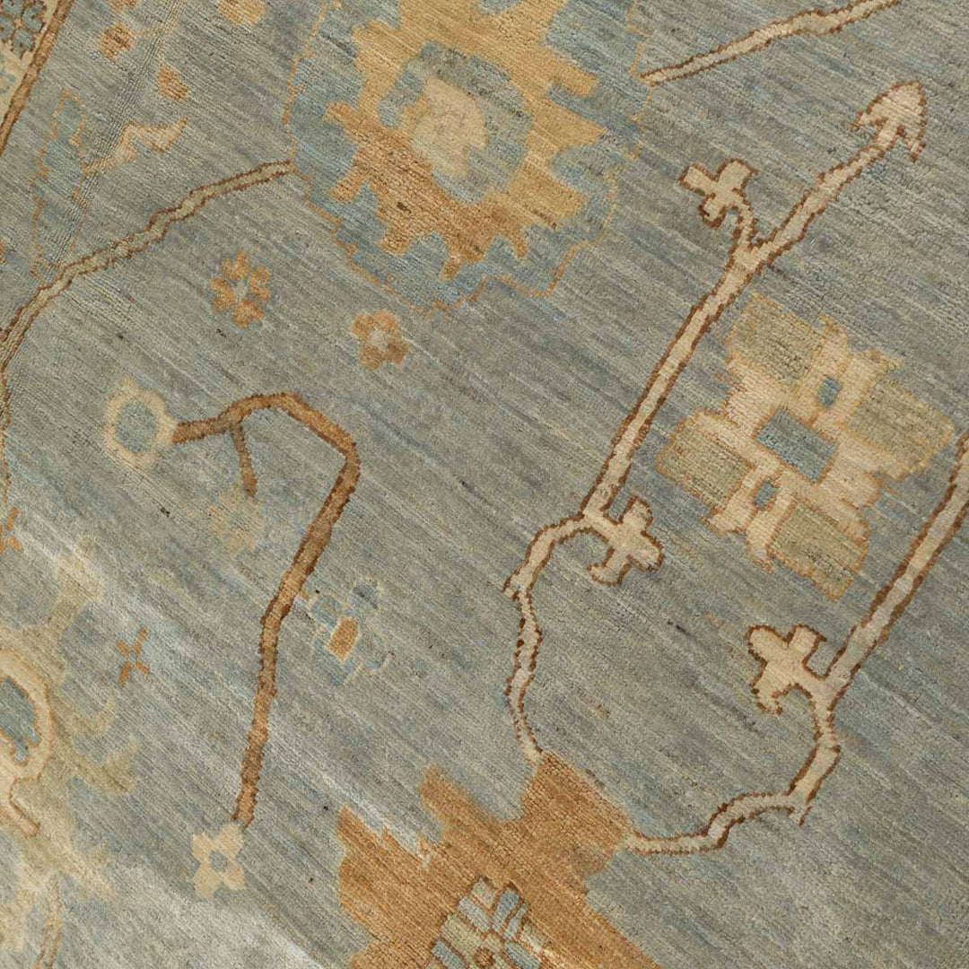 שטיח אושק 00 תכלת 295*205 | Oushak